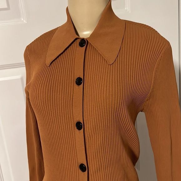 ALC - Eleanor Knit Cardigan (Cognac, 12) - Picture 5 of 9